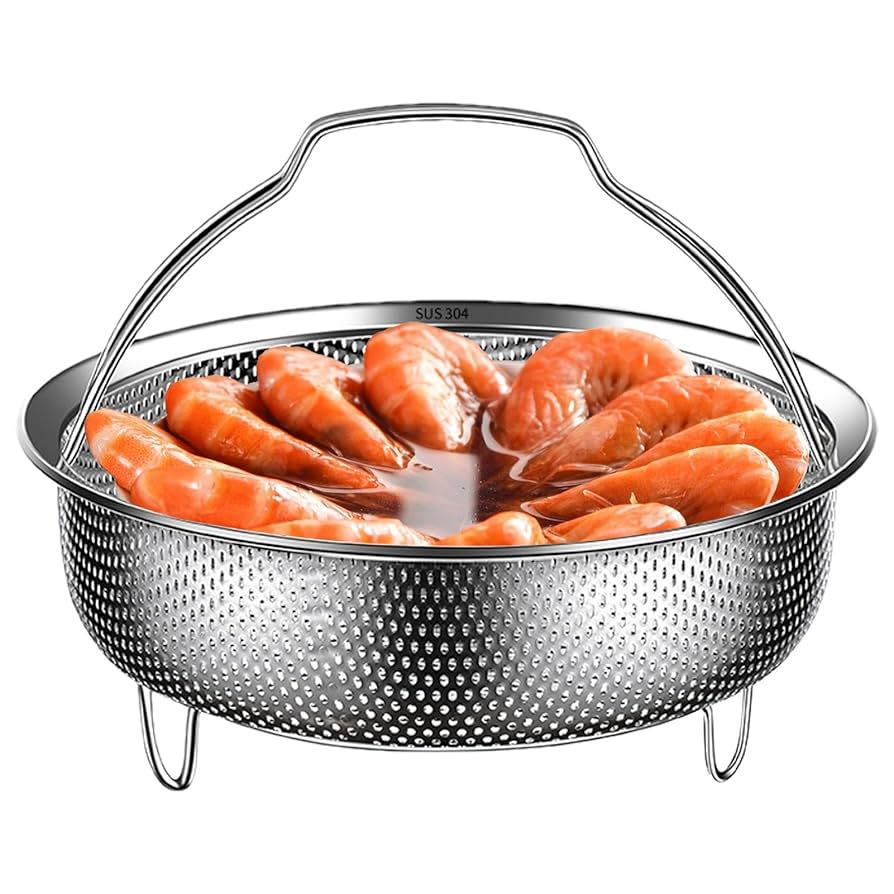 Amazon | Gevrkjenp 金属製蒸し器、ステンレス製蒸し器 - ポット